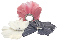 Wilfredo Rosado Diamond & Feather Cuff Bracelet